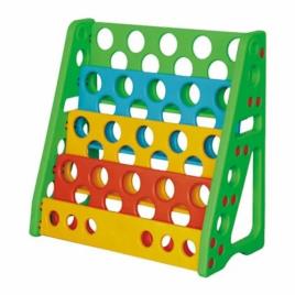 5-Shelf Plastic School Bookshelf