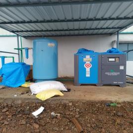 50 HP VFD Screw Compressor Package