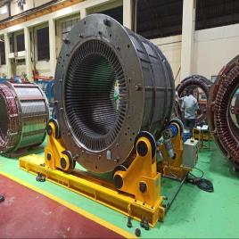 50 Ton Self-Aligned Stator Job Rotation Equipment