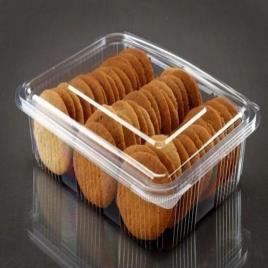 50ml Disposable Rib Hinged Container