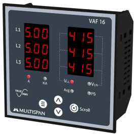 Multispan VAF-16 Digital Meter, 55C, Laboratory