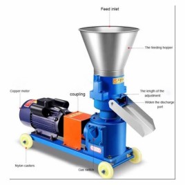 5Hp Flat Die Pellet Production Equipment