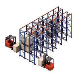 6-10 Ft Mild Steel Drive-In Racking