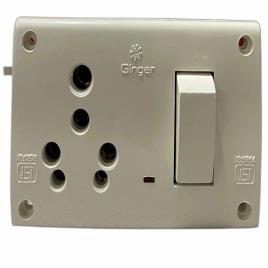 Ginger 6 Pin Electric Socket