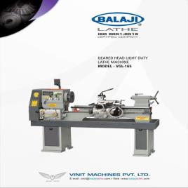 6 Foot Geared Lathe Machine, 38mm Spindle Bore
