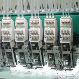 6 Head Automatic Flat Sequin Embroidery Machine