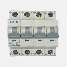 Eaton 63A 4 Pole MCB, B Curve