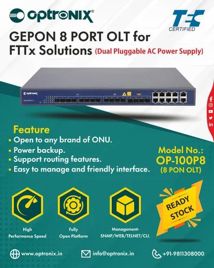 Optronix 8 Port EPON L3 OLT