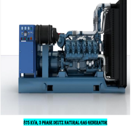 835 KVA Baudouin Natural Gas Generator