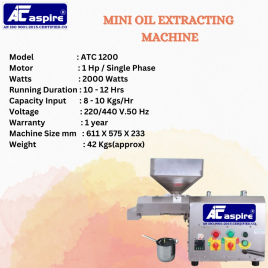 9 Bolt Mini Oil Extraction Equipment