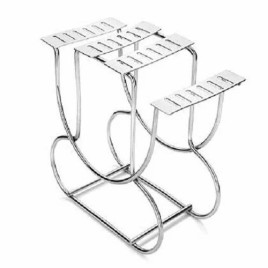 9 Inch Stainless Steel Spoon Stand, Designer