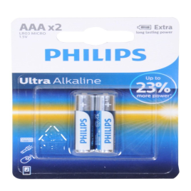 Philips Alkaline AAA Batteries 1.5V