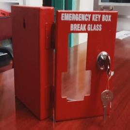 ABC Metal Emergency Key Cabinet with Hammer