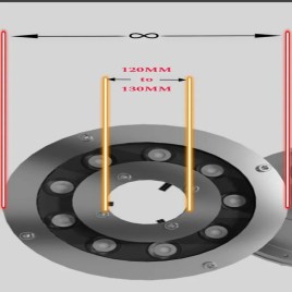 27W Stainless Steel RGB Nozzle Mounted LED Light