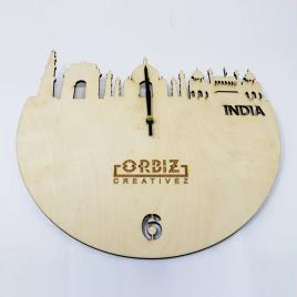 Acrylic Analogue Historical Custom Clock OCP103