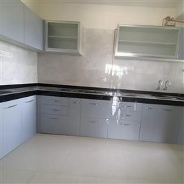 Acrylic L-Shape Kitchen