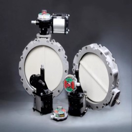 Actuator Operated Industrial Butterfly Valve