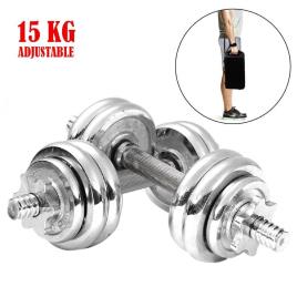 Adjustable Chrome Iron Dumbbell Set