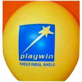 Yellow Advertising Rubber Balloon