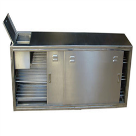 AI Rectangular Stainless Steel Crossover Bench 2000x350x610