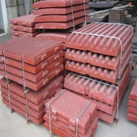 Alloy Casting Crusher Jaw Plate, Black Paint