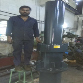 Alloy Steel Hydraulic Pressure Amplifier, 1000 Ton Capacity