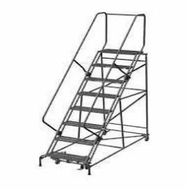 Aluminium Economical Wheeled Climbing Ladder