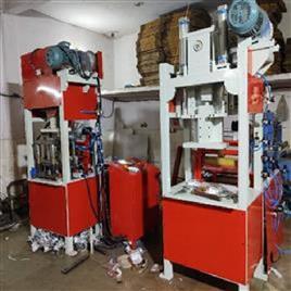 Semi-Automatic Double Cavity Foil Container Machine