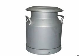 Powder Coated Aluminium Milk Vessel