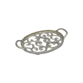 Aluminum Polished Rectangle Tray, Standard Size