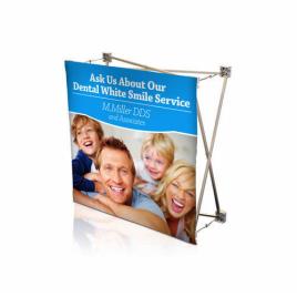 Aluminium Pop-Up Banner Display, 80x200cm