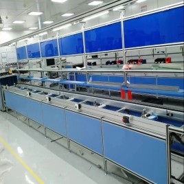 Aluminium PVC Assembly Line Conveyor - Semi-Automatic