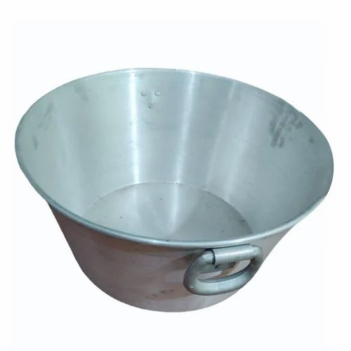 Aluminium Round Tub 50L Silver