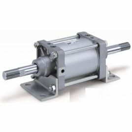 Aluminium Silver Double Acting Linear Path Cylinder