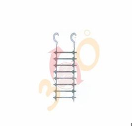 Silver Anodised Straight Hook Ladder