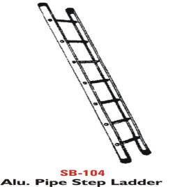 Aluminium Single Step Ladder
