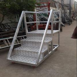 Aluminum Mobile Step Ladder