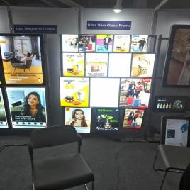 Aluminium White Ultra Slim LED Frame