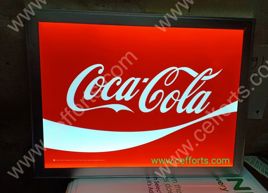 Aluminiun Silver Slim LED Backlit Clip Frame