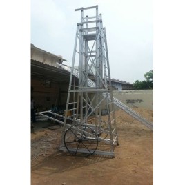 Aluminum Tower Ladder with Wheels