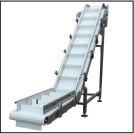 Aluminum Modular Inclined Conveyor