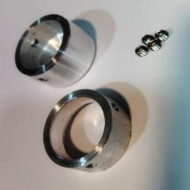 Polished Aluminum Taper Ring, 5inch