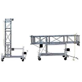 Aluminum Tiltable Tower Step Ladder