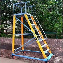 Aluminum Movable Step Ladder