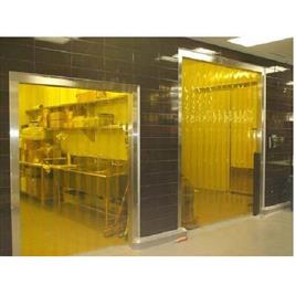 Amber PVC Strip Curtain