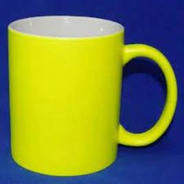 Ambition Gifts Ceramic Soft Touch Neon Sublimation Mug, 340ml
