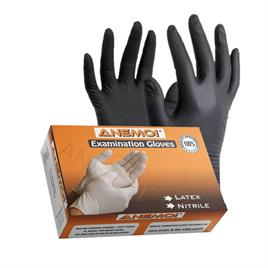 Anemoi Black Nitrile Gloves - 100 Count