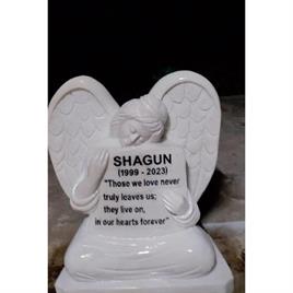 Angel Stone Sculpture, 18 Inch
