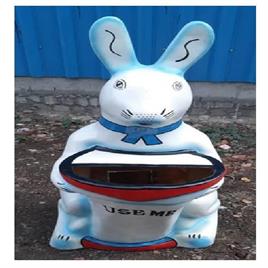 Animal Shaped FRP Disposal Bin
