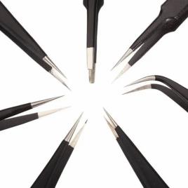 Anti-Static Stainless Steel Tweezers